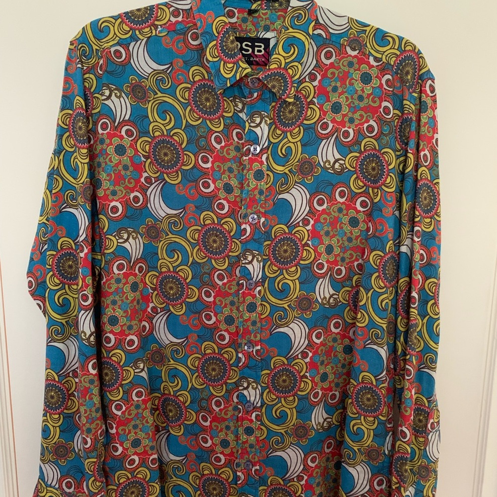 PIER ST. BARTH for DAVID ROCCO
100% Linen Shirt